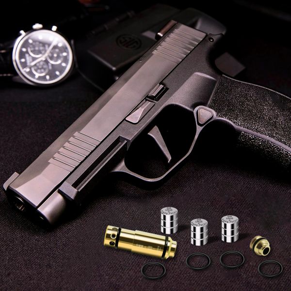 Training Laser Cartridge 9MM Caliber Brass Red Laser 650nm Wavelength