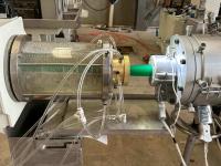 Single Screw Extruder Plastic PPR Gas Tube Electric Conduit Corrugated Pipe Extrusion Line