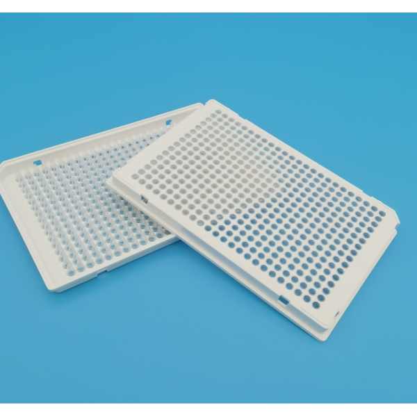 White Deep Well PCR Plates 0.1ml PCR 96 Well Non Skirted