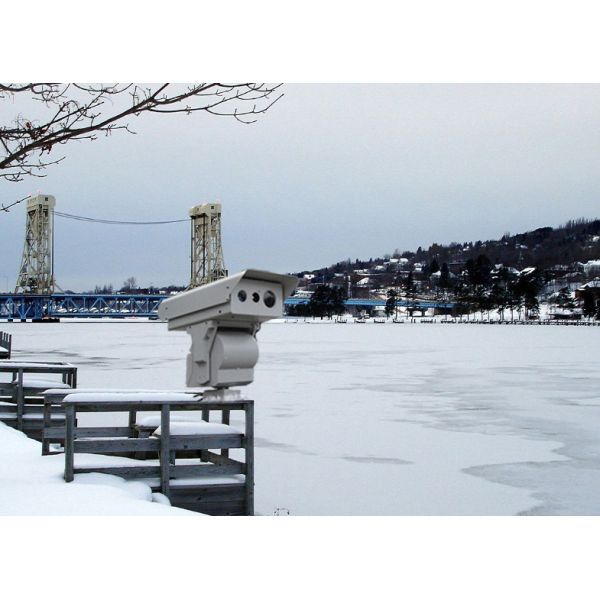 PTZ Security Thermal Surveillance System With Intruder Alarm Long Range