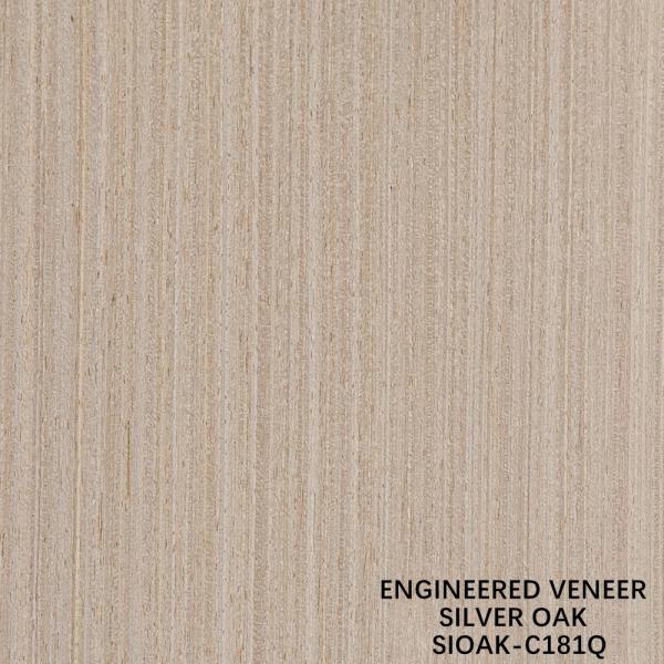 Engineered Silver Pear Veneer Sheet Quarter Cut Good Price For Fancy Panels 2500-3200mm OAK-1Q / 2Q / 070Q / 181Q / 837Q
