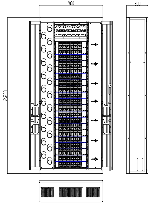 DA-ODF 960F Оптическая распределительная рама