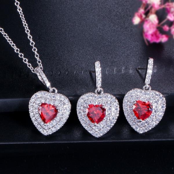 Fashion Silver Color Jewelry Sets Bridal Necklace Earrings Bracelet Wedding Crystal Women Fashion Rhinestone Jewelry