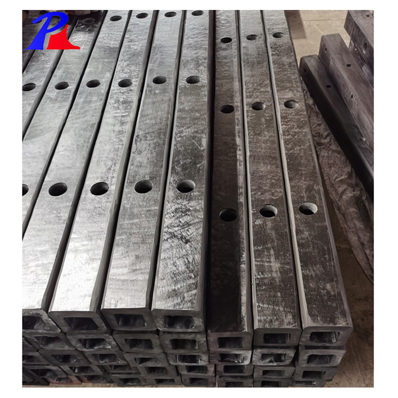 Marine Dock Fender with Rectangular Shape and Long-Lasting Natural Rubber Material