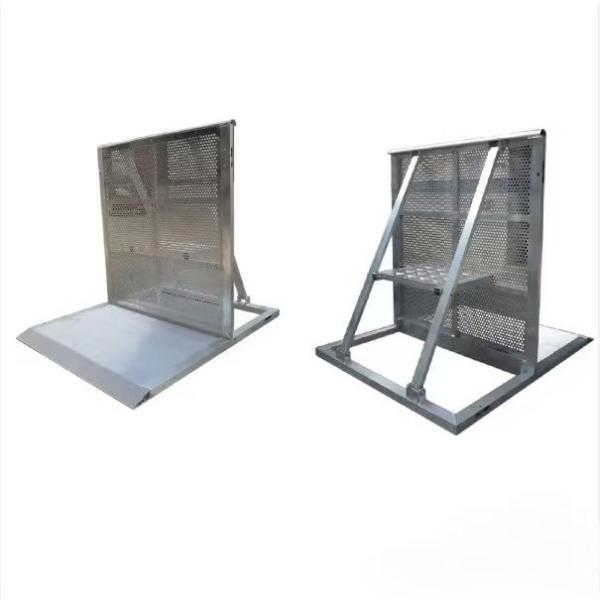 Foldable Crowd Barricades Portable Aluminum Crowd Control Safety Barriers
