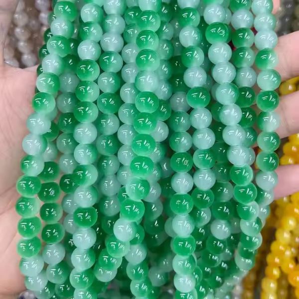 Wholesale Single Pure Color Loose Glass Beads Multicolor 8mm Round Beads for DIY Jewelry Making Necklace