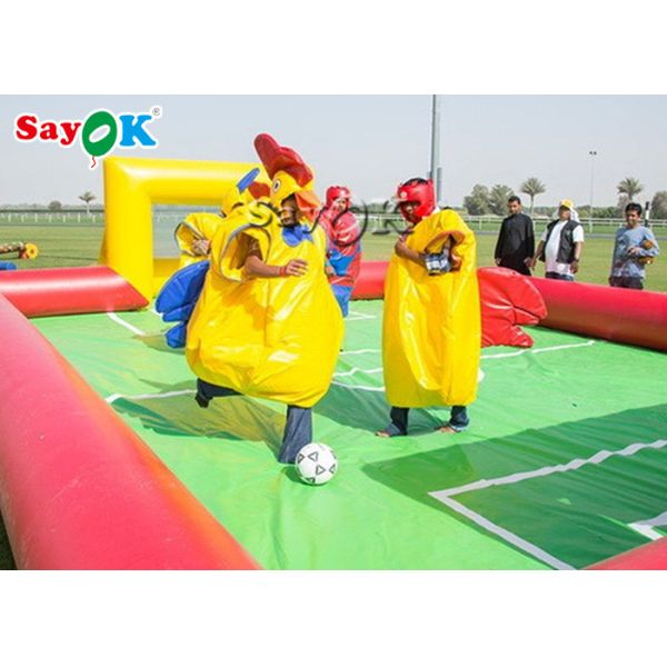 Игр спорт сада футбольное поле футбольного поля мыла раздувных голубое раздувное для детей