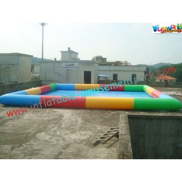 Бассеины воды цветастого прямоугольника раздувные плавая для шарика воды гуляя
