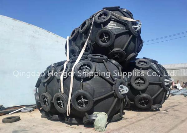 Long Shelf Life 24 Months 80kpa Floating Pneumatic Marine Rubber Fender Design Using Life 10 Years
