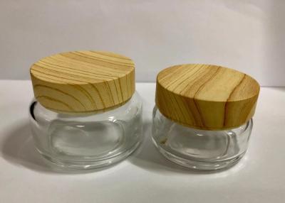 Recicle os frascos que de creme de vidro empacotar/Facial esfrega recipientes/garrafas cosméticos luxuosos do creme