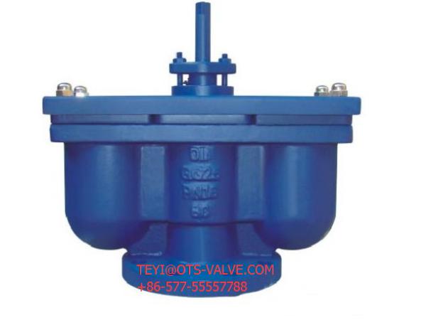 Double Ball Air Relief Valve , Flange End Air Pressure Release Valve