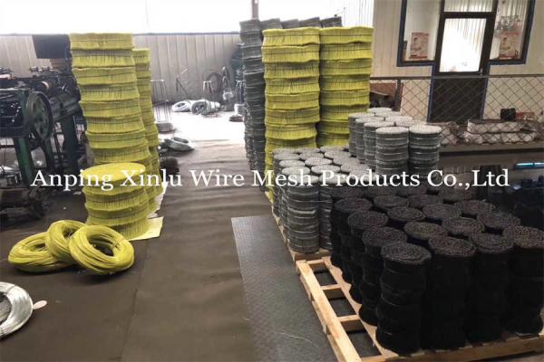 Le double PVC en plastique jaune du fil 380mpa 16GA SAE1008 de lien de boucle a enduit
