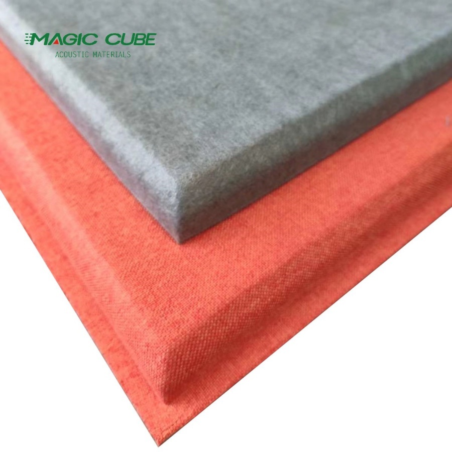 Sound Diffusing Polyester Fiber Acoustic Panel Engineered To Reduce Echo In Large Open Spaces