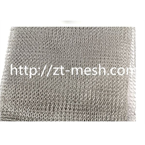 Spiral Wound Knitted Wire Mesh For Screening Craft Compressed Stainless Steel Wire 310
