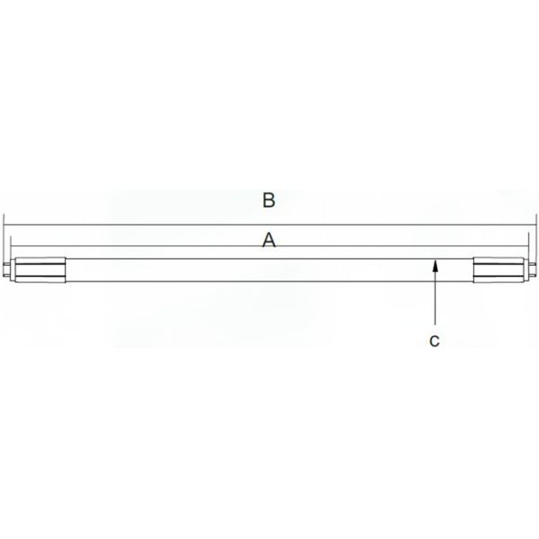 T8 Driver detachable tube(External Aluminum+PC type)