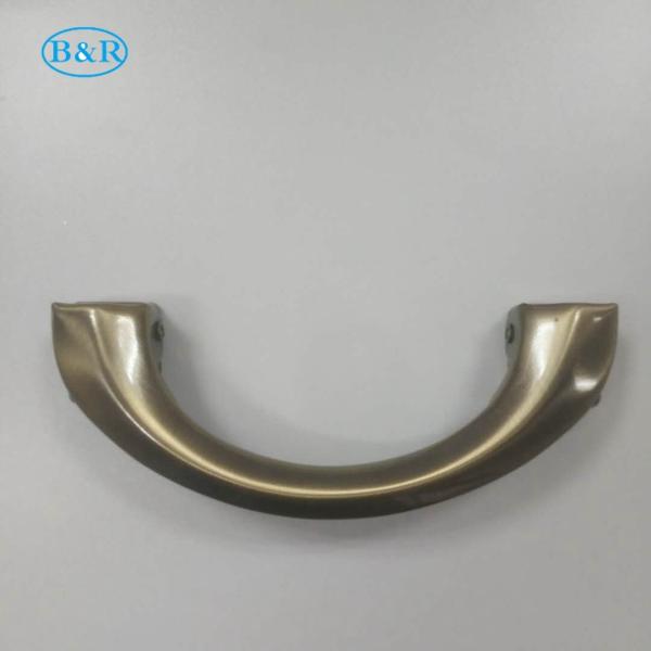 Cor material de aço do bronze da antiguidade do peso 150kg do elevador dos punhos HM002 do caixão do metal