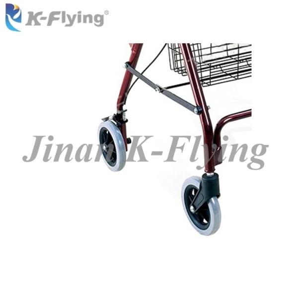 High Strength Medical Rehabilitation Equipment Aluminum Rollator Walker For Elderly