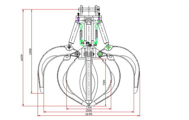 Ручной механический самосхват PC200-8 PC220 PC205 апельсиновой корки