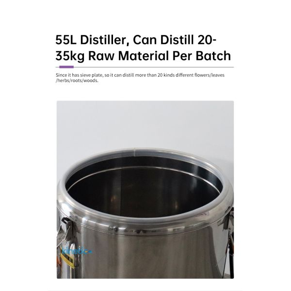 Neroli/Juniper Berry/Jojoba Essential Oil Distillation and Extraction Machinery with 2-4kg per Batch Capacity
