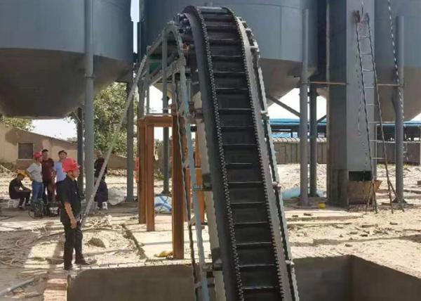 Large Inclined Angle 70° 90° Cleated Conveyor Belt Industrial Belt Conveyors