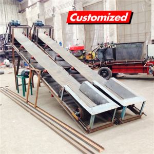 Heat Resistant Belt Conveyor System for Chemical Industry and Grain Transport