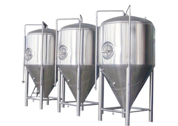 SUS 304 / 316 Conical Beer Fermenter Drinks Beverage Beer Brewing Parts