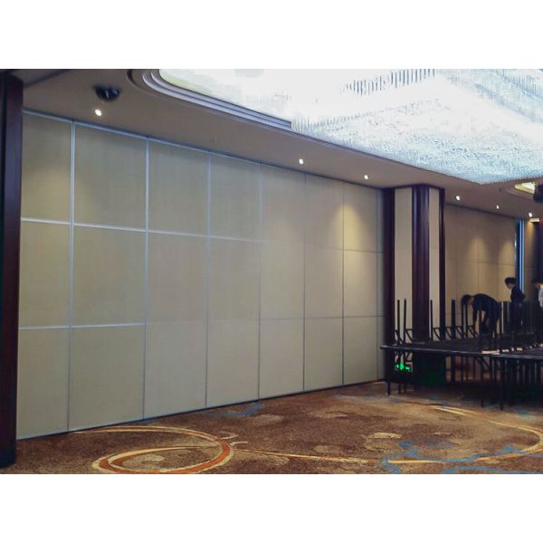 Movable Partition Wall with STC Rating 42-56dB 6061-T6 Aluminum Frame and Q235 Steel Core for Office and Hotel