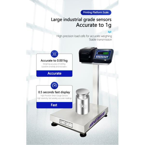 30-800kg Weighing Range A8P Printing Table Scales with ODM Support and Customized Design
