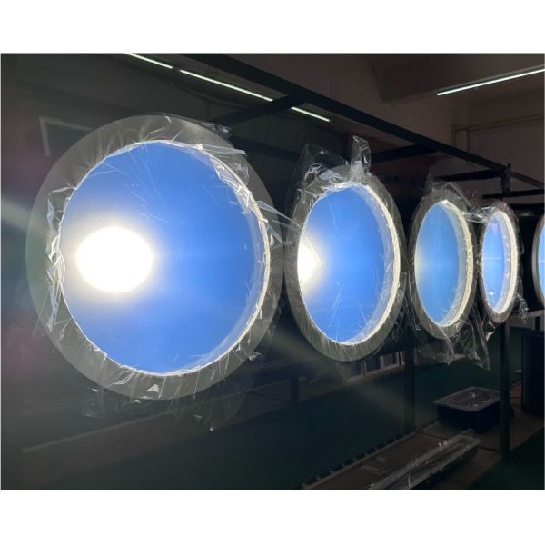 High-Power 500W Round Sky Light – 0-10V Dimmable 20000LM Natural Sunlight for Large Spaces Remote Control