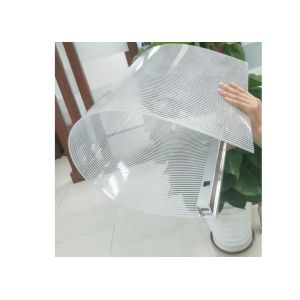 Customizable LED Flexible Transparent Display with 1600+ Nits Brightness, IP65 Waterproof and Double Layer Circuit Board for Outdoor Advertising