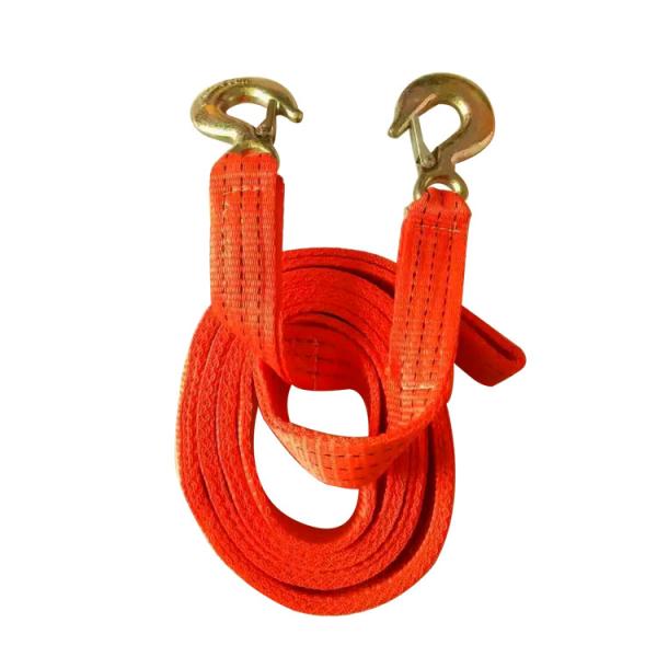 5T 5m Double Deck Car Traction Rope Polyester Car Mechanic Tools