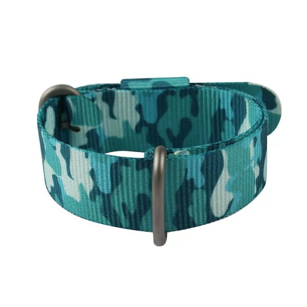 One Piece Camouflage Fabric Nylon Strap · 18-24mm | Logo Customization Available