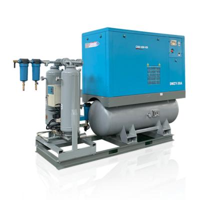 Compressor de ar de parafuso de 16 bar integrado quatro em um para laser de fibra