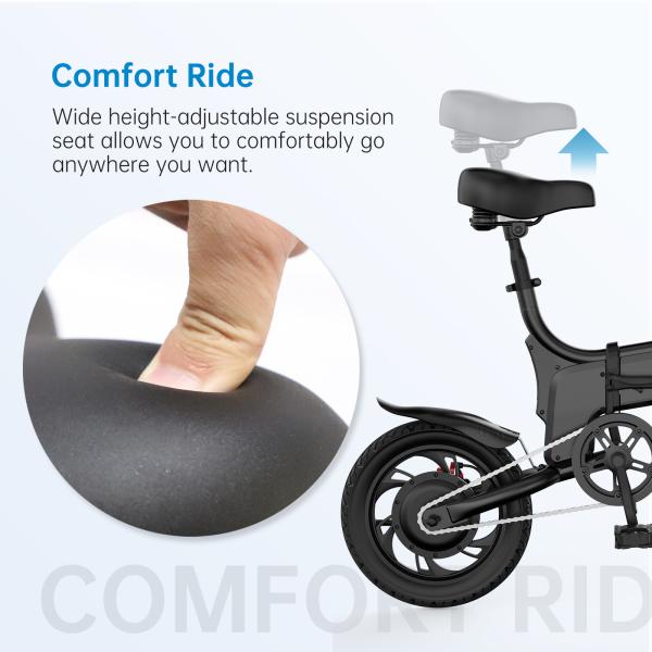 Compact 14 Inch Foldable E-Bike for City Commuting, Easy to Carry and Store,14 Inch Electric Bike