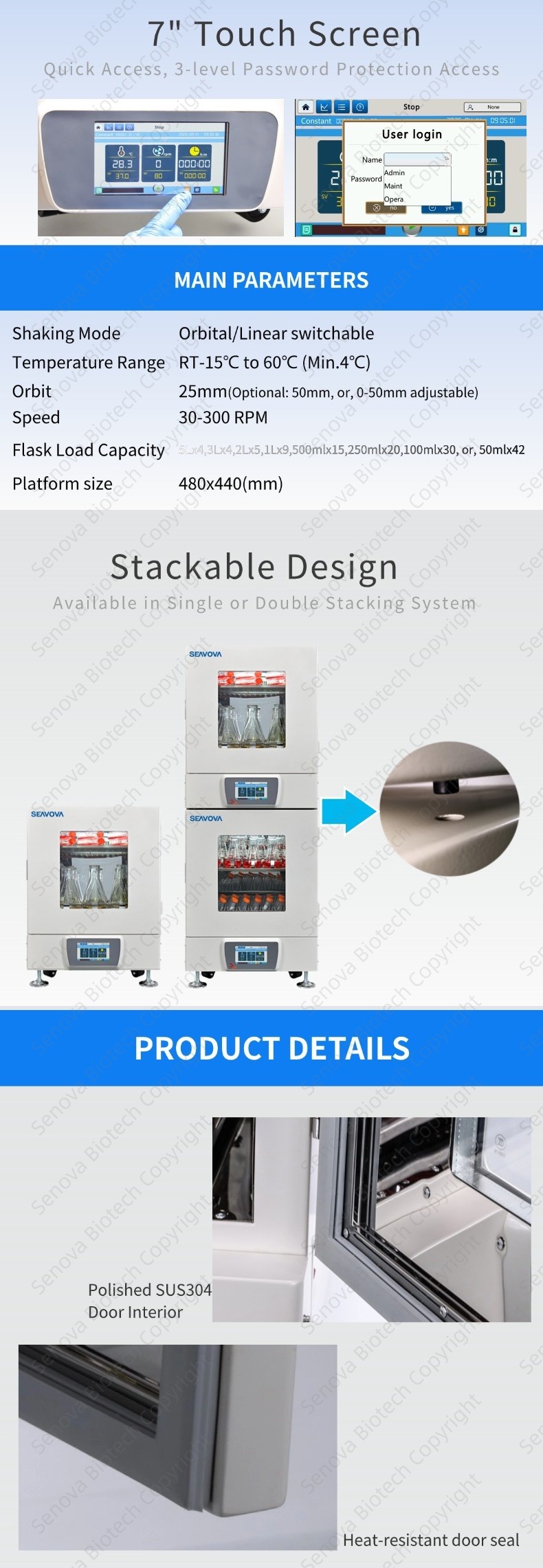 155 Liters Floor Incubator Shaker Orbit Lab Shaker Incubator ST-203R