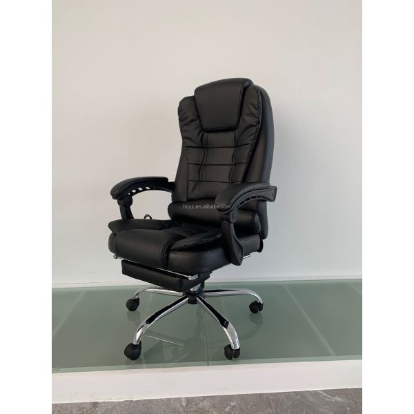 Traditional Design Style Gaming Chair with Heater Function and Synthetic Leather Cover