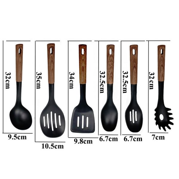 Sustainable Baking Utensils Set Kitchen Accessories Cooking Ware Sets Utensil Eco-Friendly