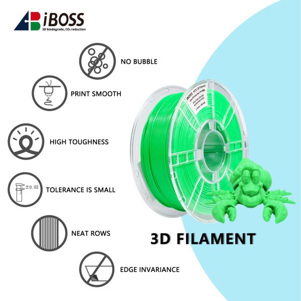 3D Printer PETG Grass Green  Filament 1.75mm FDM Forming Technology 3d Printing Filament