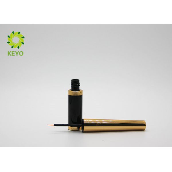 Special Shape Cosmetic Packaging Tubes Plastic Material Made With Golden Cap