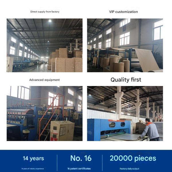 Contemporary Sustainable Honeycomb Cardboard White Cardboard Solution