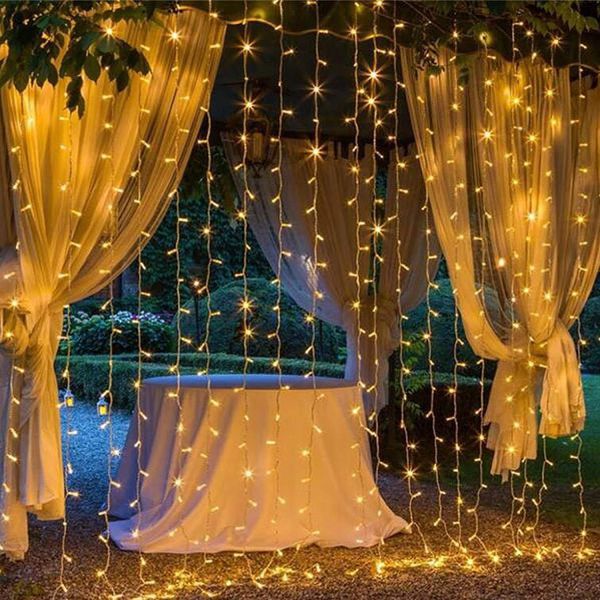 IP65 300leds Solar Garden Fairy Lights Warm White For Wedding Halloween