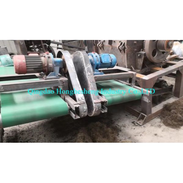 16cm Green Scrap Rubber Steel Separator Raw Rubber Steel Wire Separator Machine