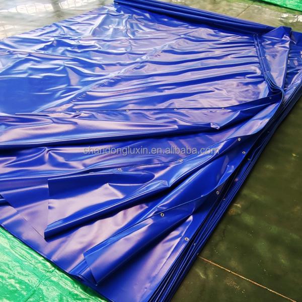 Coated Pvc Fabric Polyester Tarpaulin Rolls for Outdoor Awnings and Truck Covers Good