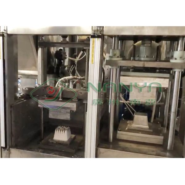 300*300mm Paper Pulp Molding Machine With Forming Hot Press