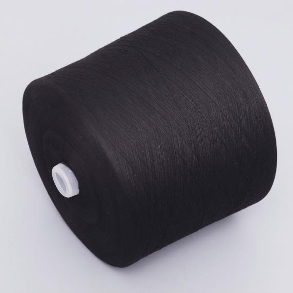 High Tenacity 100% Polyester Plastic Cone Yarn 40/2 Dyed 100% Polyester Ring Spun Yarn