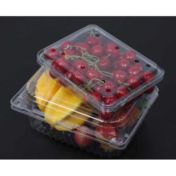 Single-use meat slice box, beef roll pork slice box, lamb roll box, thick fresh packaging box, black background plastic packaging box