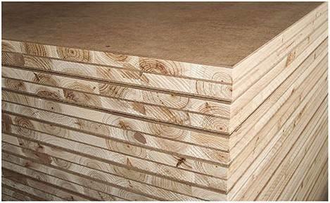 Moisture Resistant Laminated Block Board With Embossed Surface Treatment