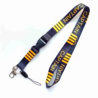 High Visibility Custom Printed Lanyard 3M Reflective Stripes Quick Release Anti Slip Keyring