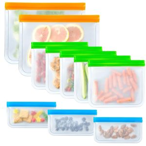 11.2 X 10.2 Inch BPA Free PEVA k Packaging Bag For Sandwish Storage