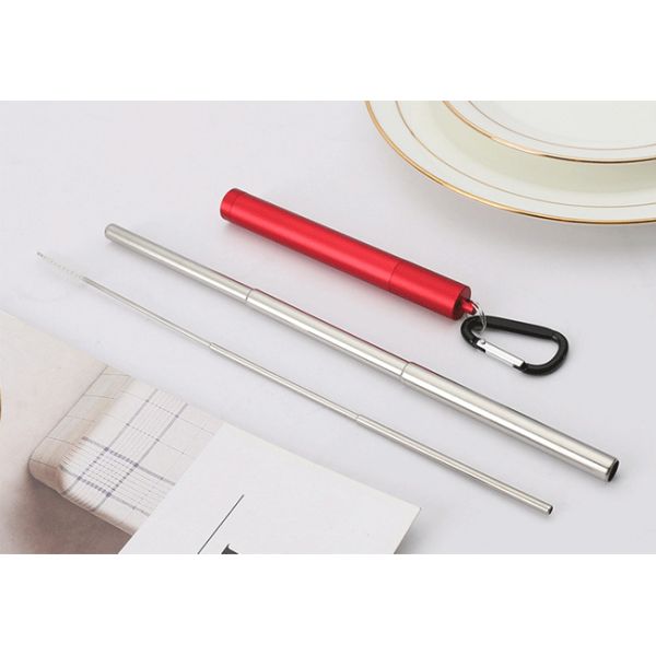 Bar Drinking 10.5 Stainless Steel Straws With Cleaner FDA Approved Reusable